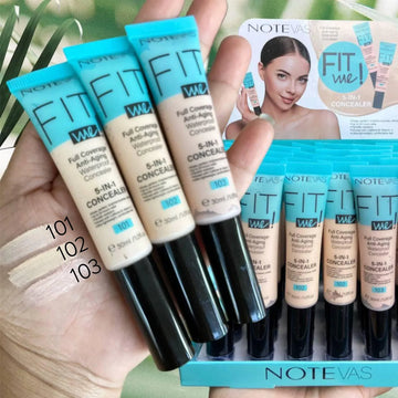 Fitme Full Coverage Water Proof Anti Aging 5 in 1 Concealer