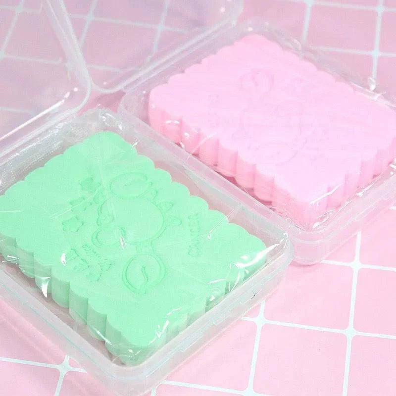 Beauty Naked Wash a Face tool  Water Embellish Mildly Clean Puff 2 pcs