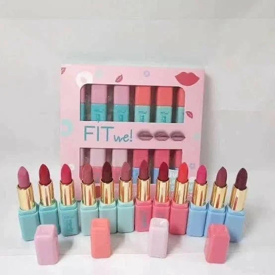 12Pcs Fitme Lipstick Color Fashion