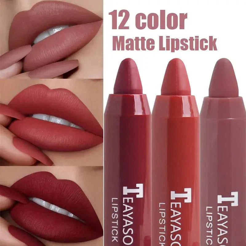 3pcs Teayason Velvet Matte Lipsticks Set
