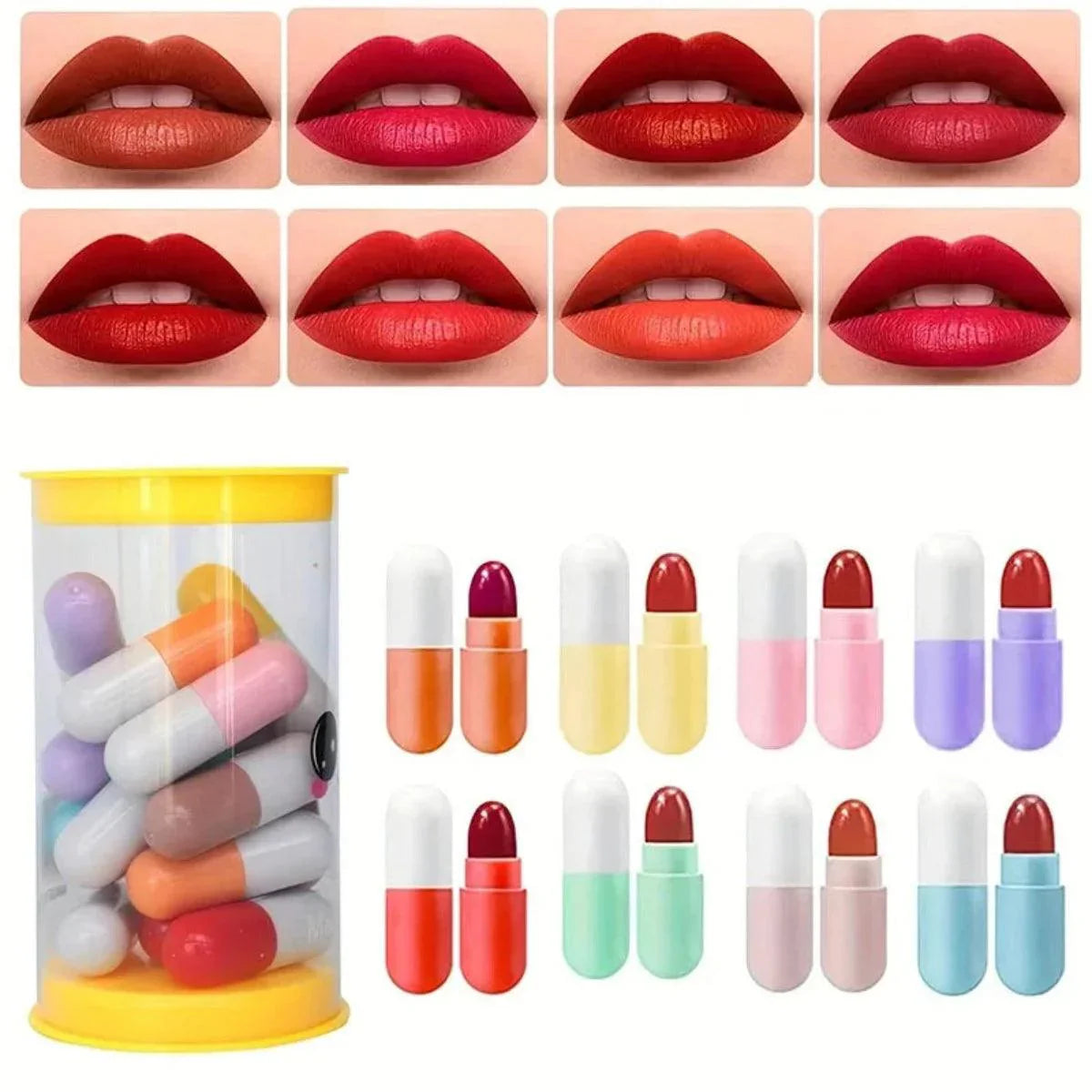16 Pcs Mini Capsule Lipstick