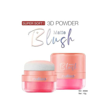 5 Pcs Maliao 3D Powder Matte Puff Blush