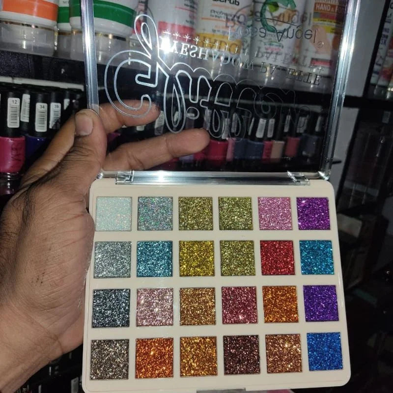 24 Color Glitter Eyeshadow Palette