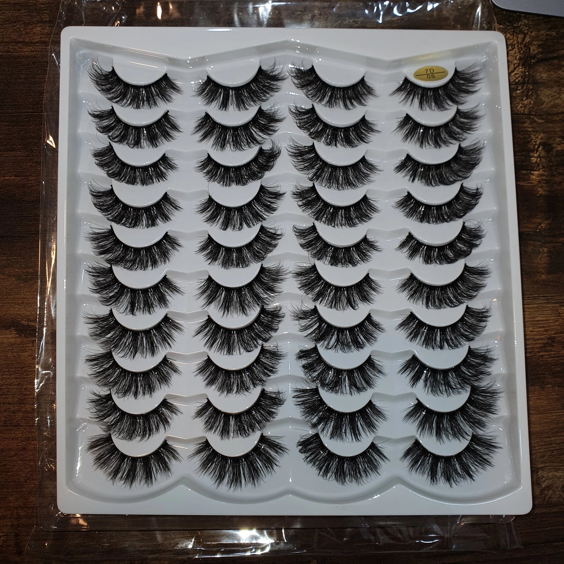 20 pairs 100% super HANDMADE Heavy Lashes For Bridals