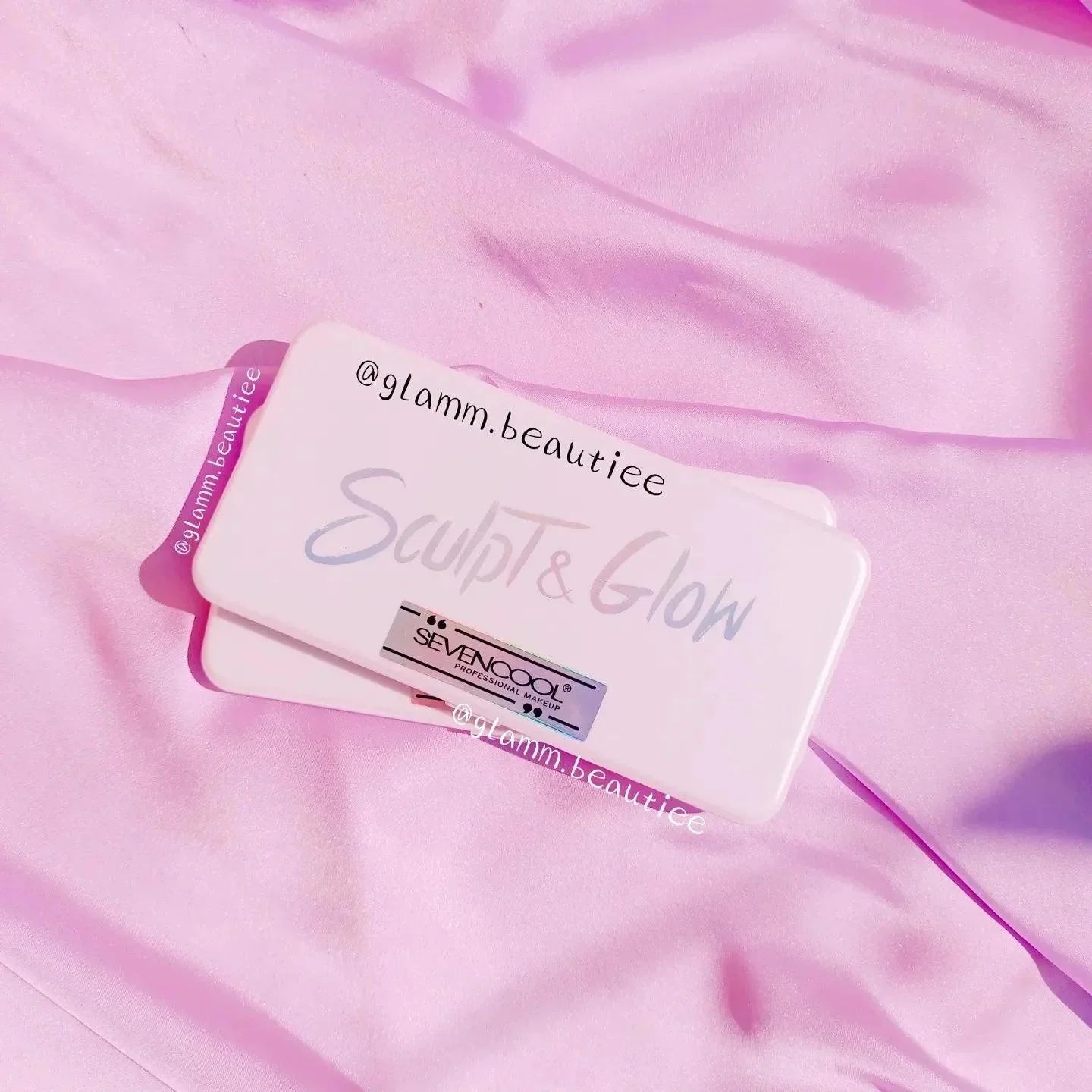 3 Color Cute Sculpt and Glow Highlighter Palette