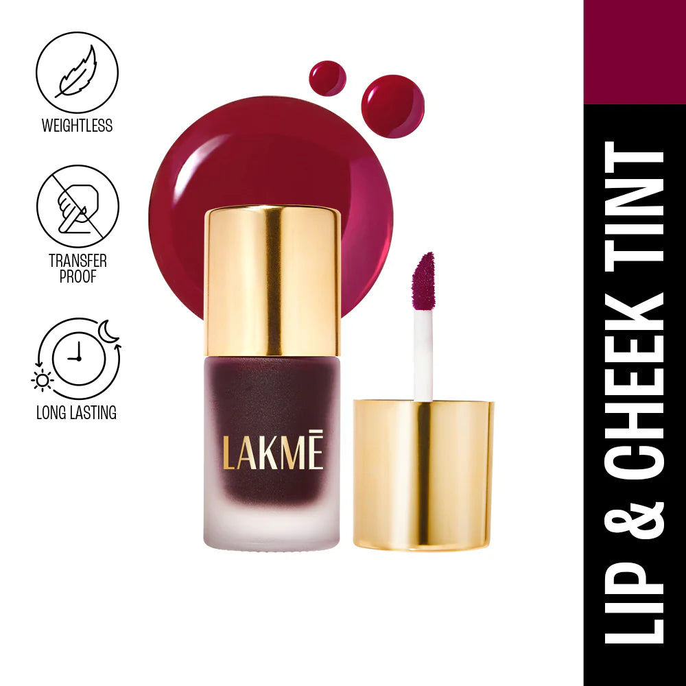 Lakmē 9to5 Double Duty Lip & Cheek Water Stain