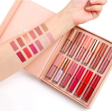 Sale 12 Colors Handaiyan Matte Liquid Lipstick Set