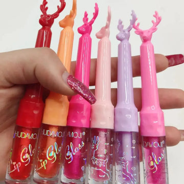 6 Pcs Huda Moji Lipgloss