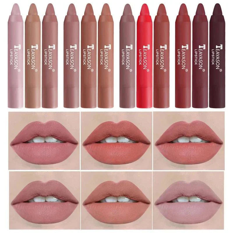 3pcs Teayason Velvet Matte Lipsticks Set