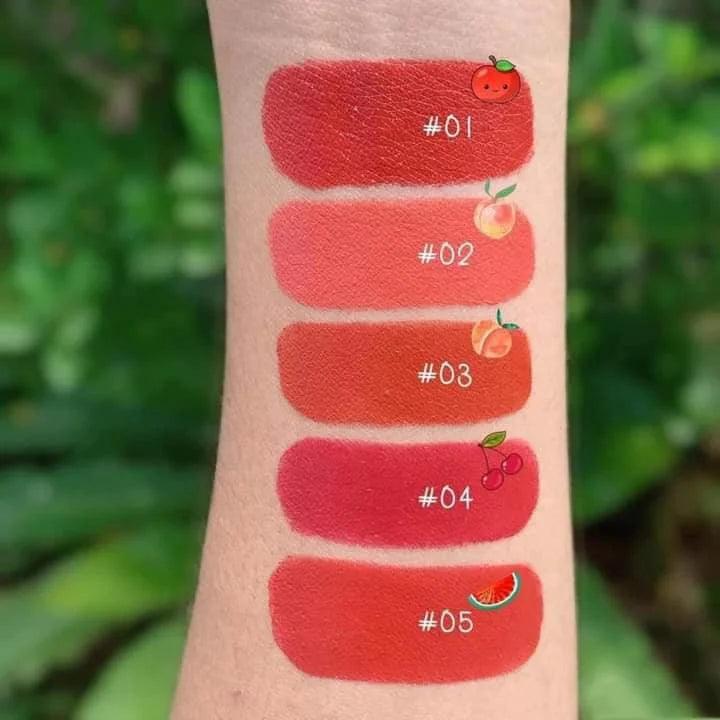 5Pcs Heng Fang Soft Matte Lipstick