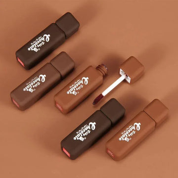 3Pcs Silky Chocolate Heng Fang Soft Matte Lipstick
