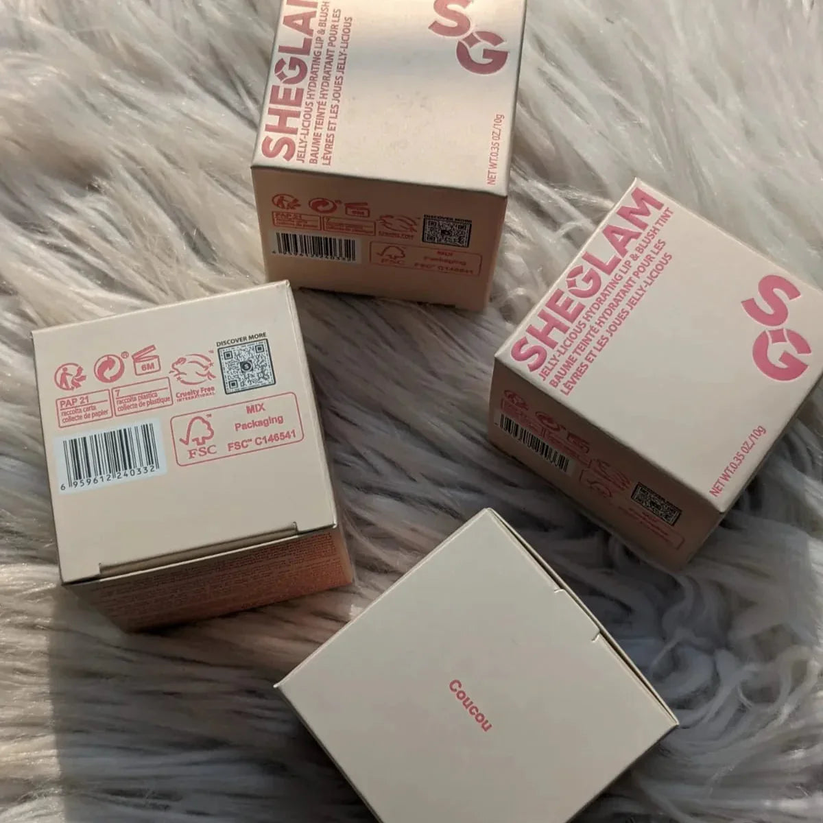 4 Pcs Sheglam Jelly Licious Hydrating Lip & Blush Tint