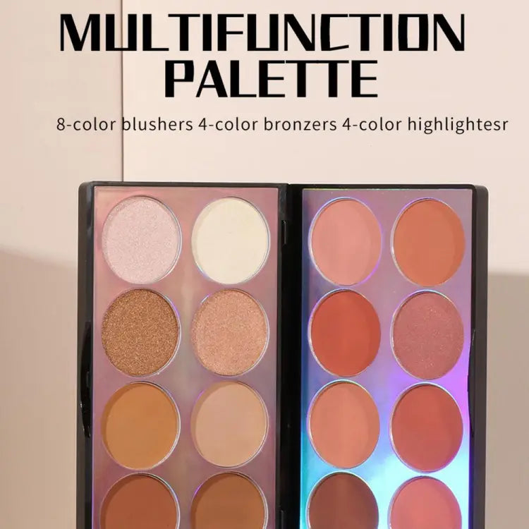 16 Color Miss Rose Double Sided Laser Face Kit