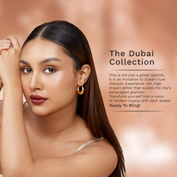 Pilgrim Glitter Lipstick – Waterproof & Long-lasting | High-Impact Sparkle, Frosted Shimmer & Non-Drying Luxury Lipstick