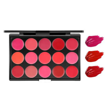 15 Colors Miss Rose Matte Nourishing Lip Cream Palette