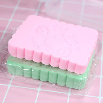 Beauty Naked Wash a Face tool  Water Embellish Mildly Clean Puff 2 pcs
