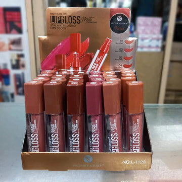 6 Pcs Victory Story Matte Liquid Lip Gloss