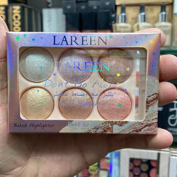 6 Colors Lareen Highlighter Palette