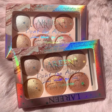 6 Colors Lareen Highlighter Palette