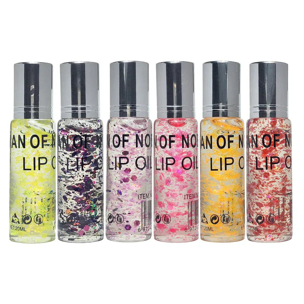 IMAN OF NOBLE Color fashion Waterproof Glitter & Lip Oil Each