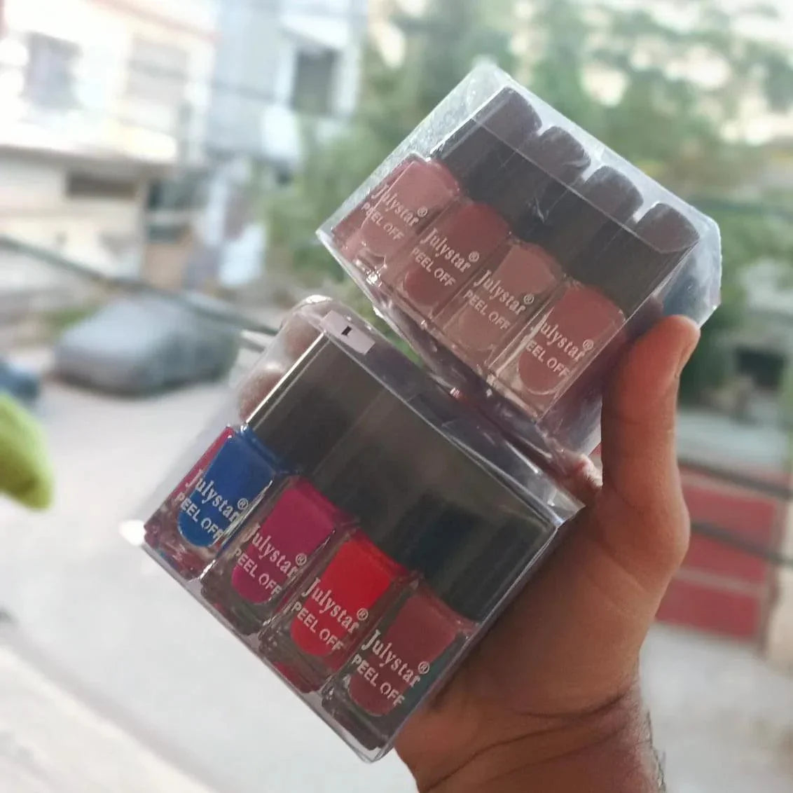 12Pcs JulyStar Peeloff Nail Polish Set
