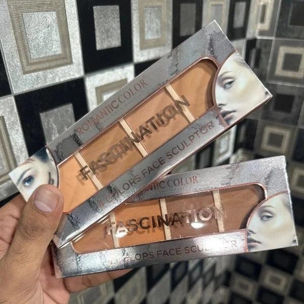 4 Color Romantic Contour Pallete