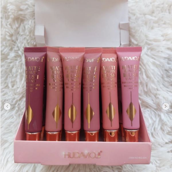 6 Pcs Hudamoji Matte Liquid Blusher Set