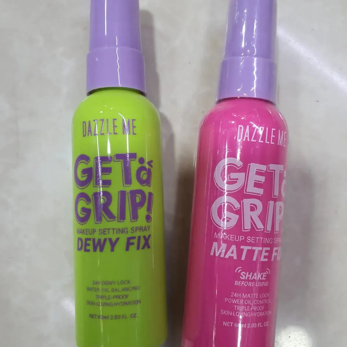 Dazzle Me Get A Grip Makeup Setting Spray Dewy Fix 60ml