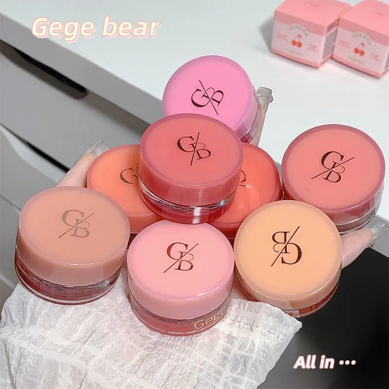 Gege Bear Jam Lip Honey Moisturizing and Shiny Lip Jar (8 Pcs)
