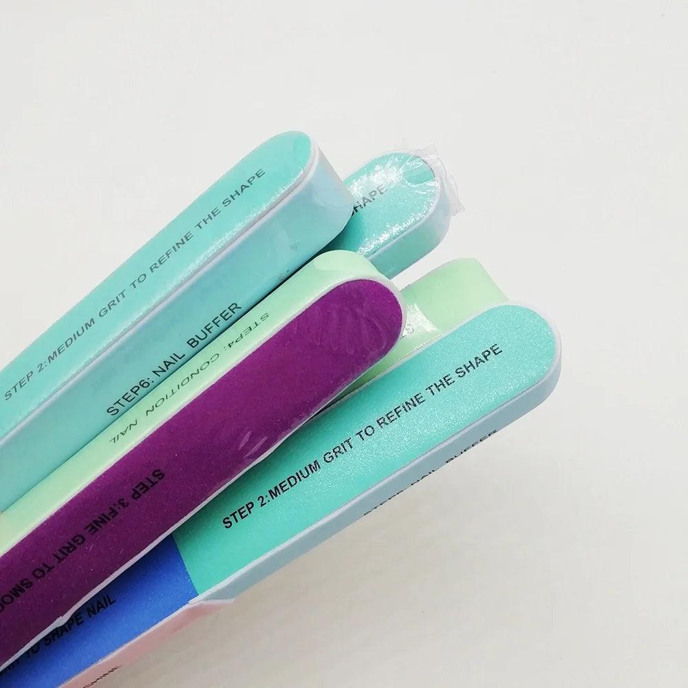 4in1 Nail File and Buffer Block Cosmetic Manicure