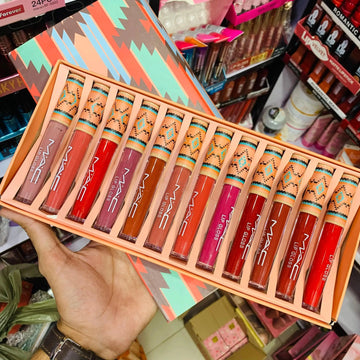 12 Pcs Mac Lipgloss Set