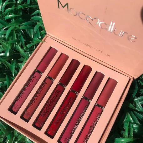 Mocallure Matte Liquid Lipgloss 6Pcs Pack