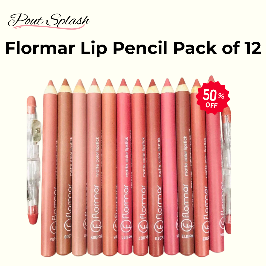 Flormar Lip Pencil Pack of 12