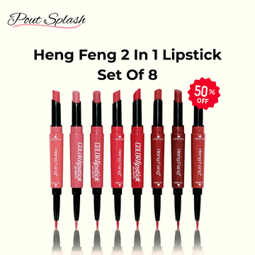 Heng Feng 2 In 1 Lipstick Set Of 8