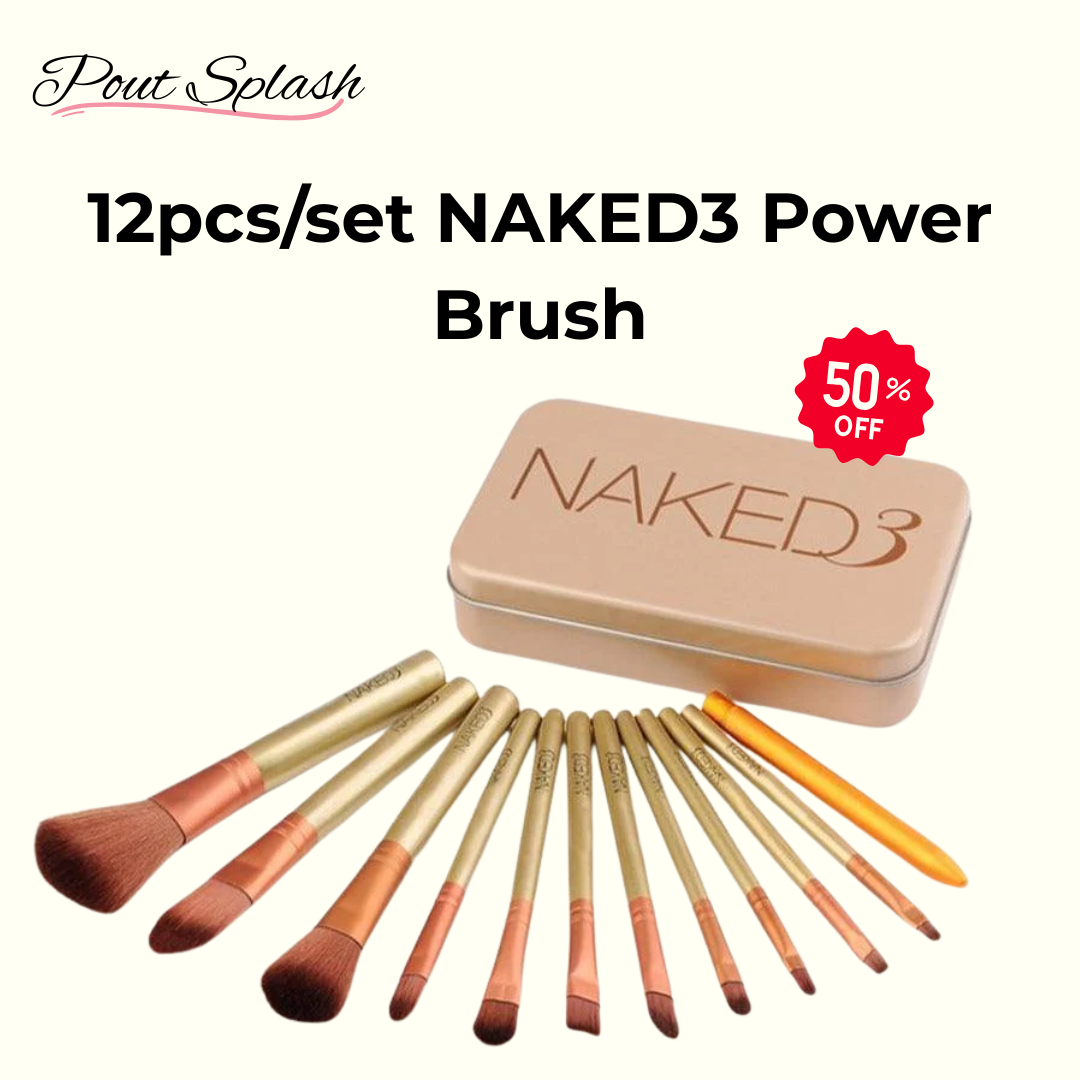 12pcs/set NAKED3 Power Brush