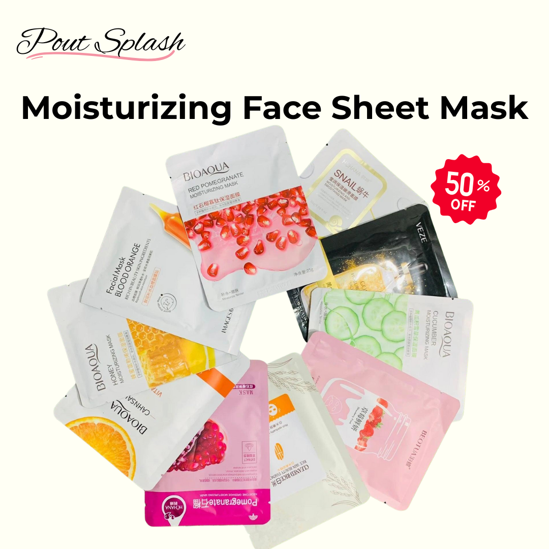 10 PACK Moisturizing Face Sheet Mask