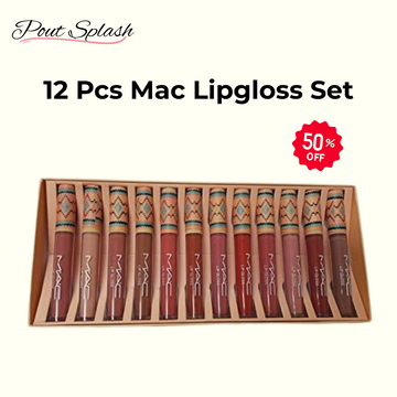 12 Pcs Mac Lipgloss Set