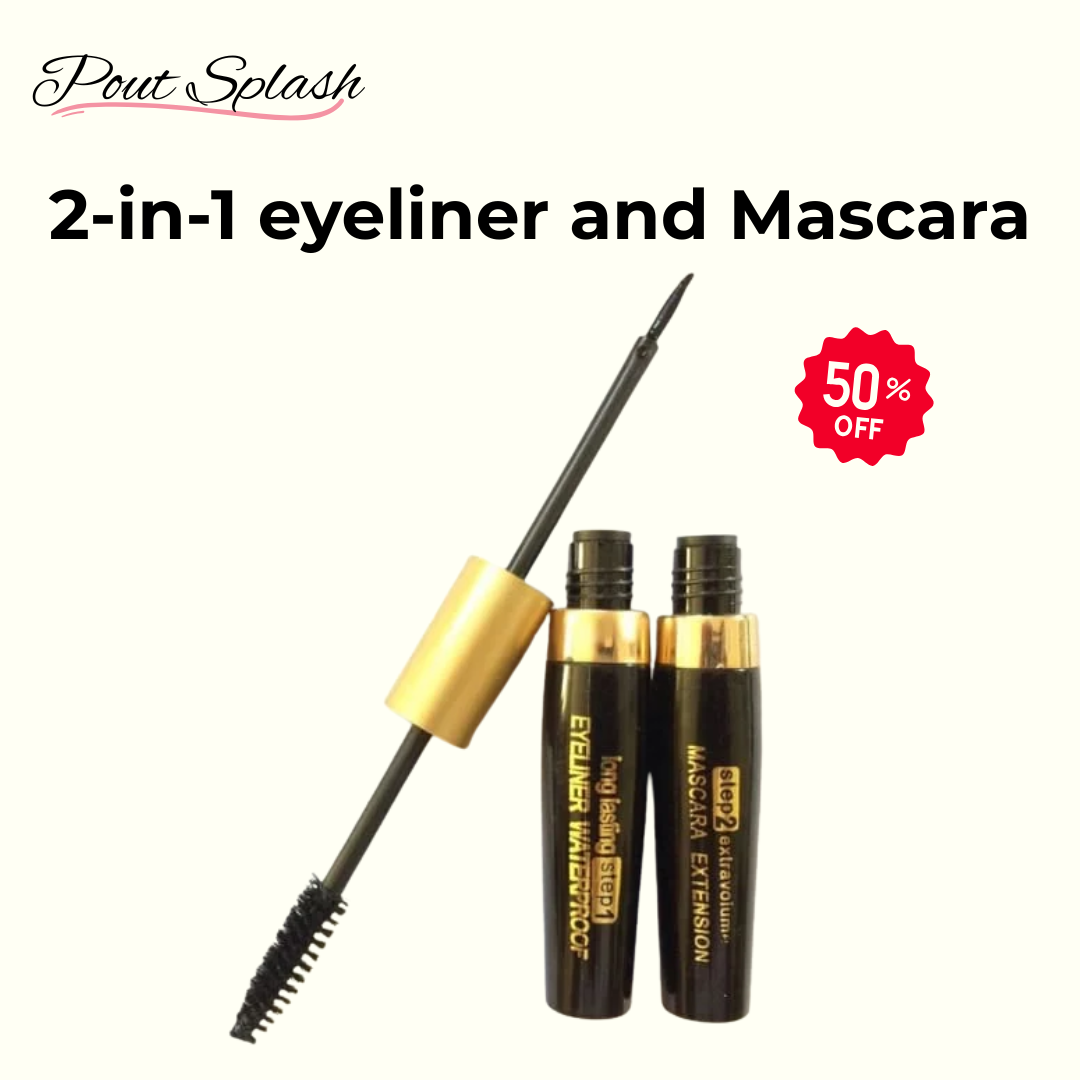 2-in-1 eyeliner and Mascara