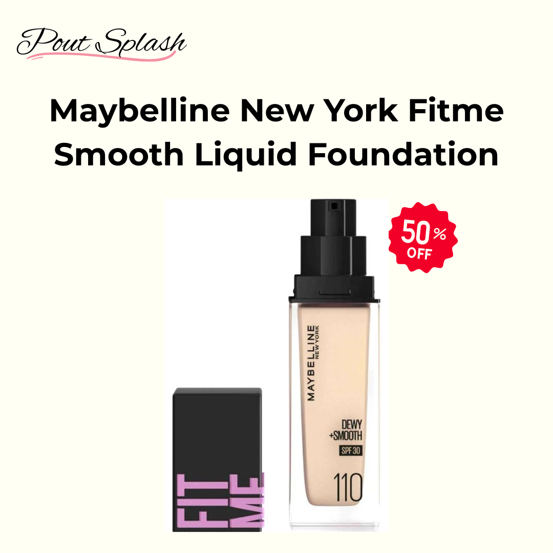 Maybelline New York Fitme Dewy & Smooth Liquid Foundation