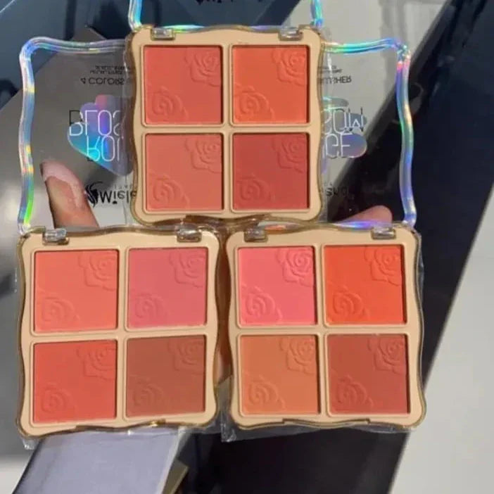 Mielena 4 Colors Blusher Kit Each