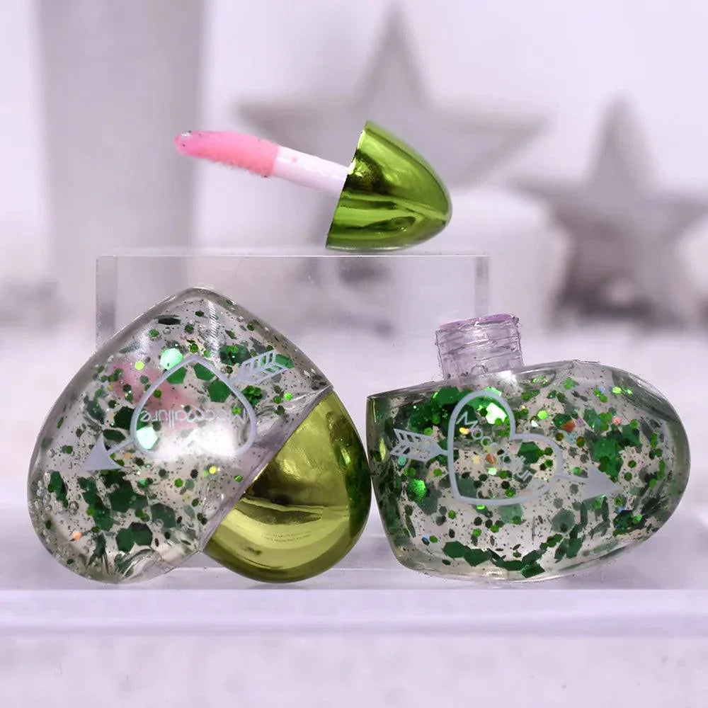 4 Pcs Mocallure Heart Shape Waterproof Magic Lip Gloss