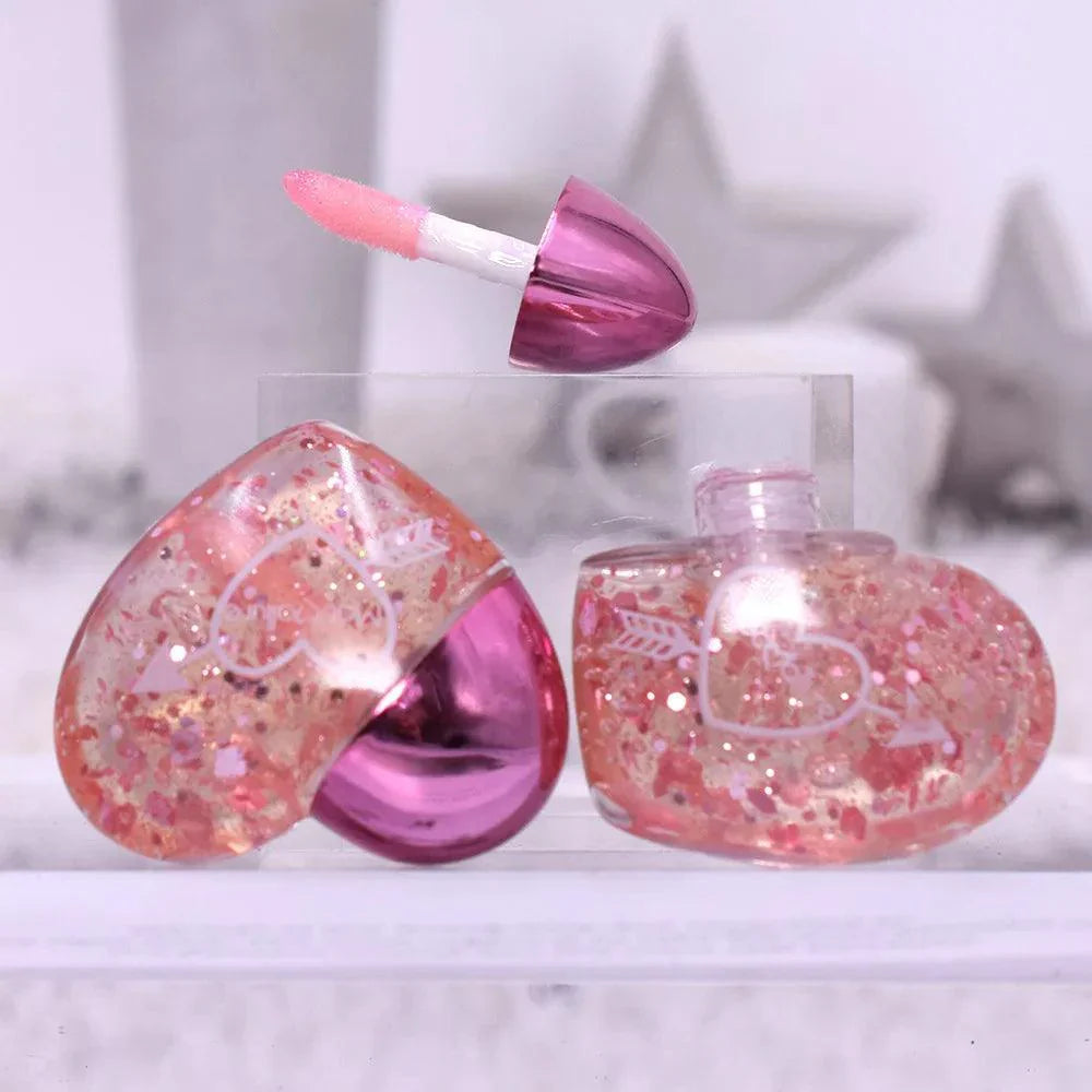 4 Pcs Mocallure Heart Shape Waterproof Magic Lip Gloss