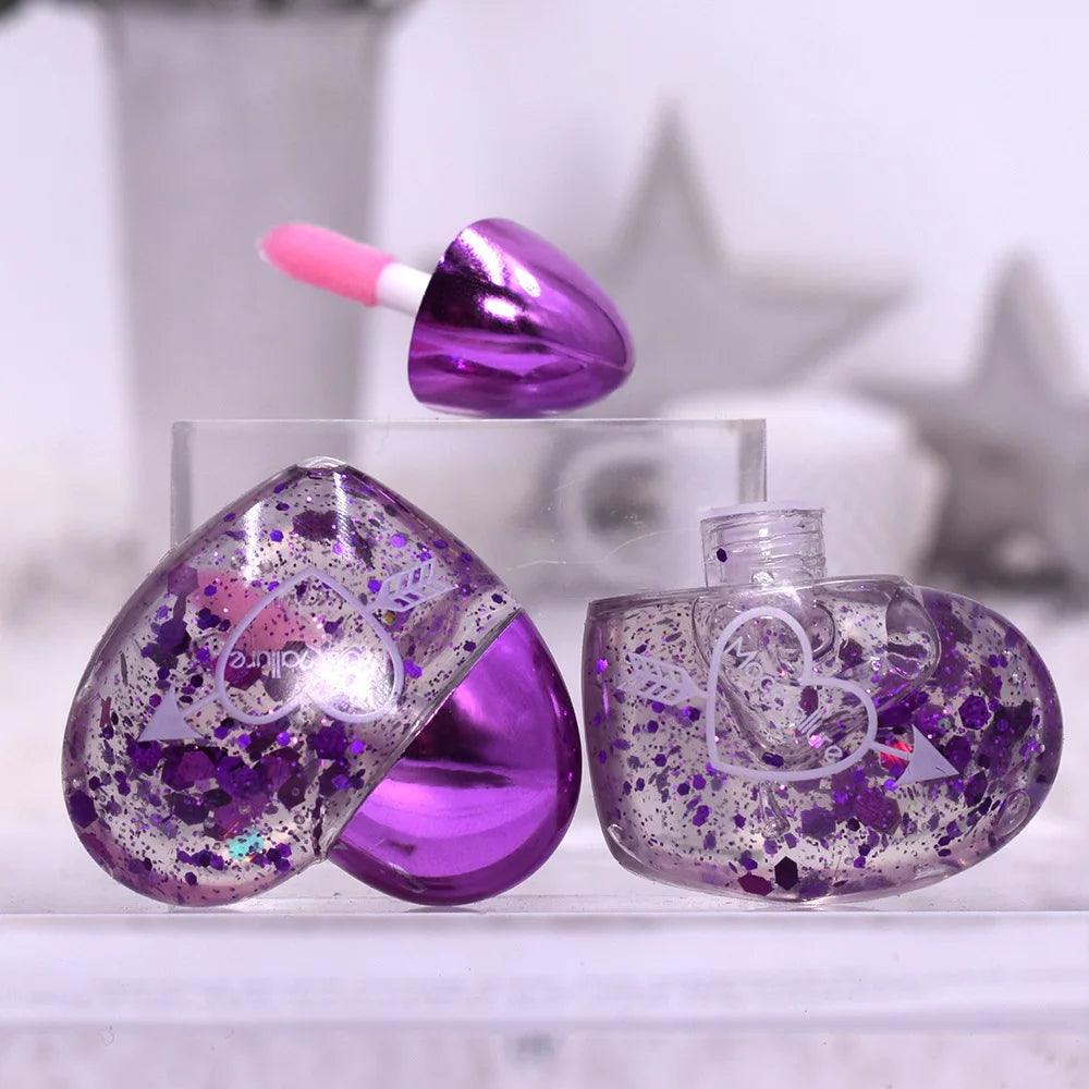 4 Pcs Mocallure Heart Shape Waterproof Magic Lip Gloss
