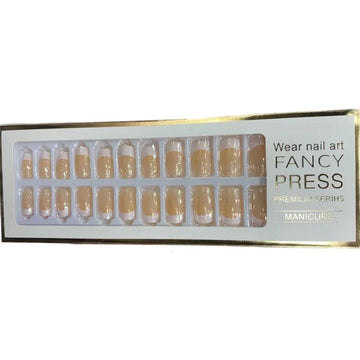24 Pieces Casual Press On Artifical Nails