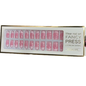 24 Pieces Casual Press On Artifical Nails