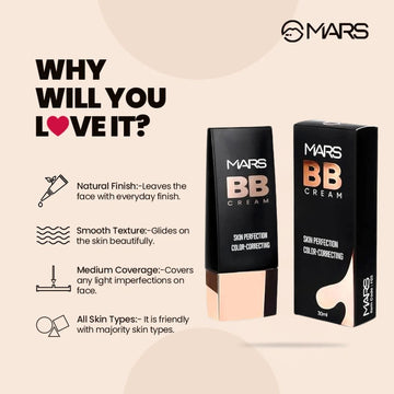 Mars BB Cream - Flawless, Waterproof & 24H Long-lasting
