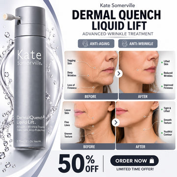 Kate Somerville DermalQuench lifting Liquid - Tightening Skin instantly for smooth Makeup - Deeply hydrates & Plump skin - Improve firmness & visibly reduce wrinkle