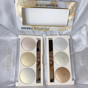 3 in 1 Fashion Trend-Blusher and Highlighter Makeup Kit