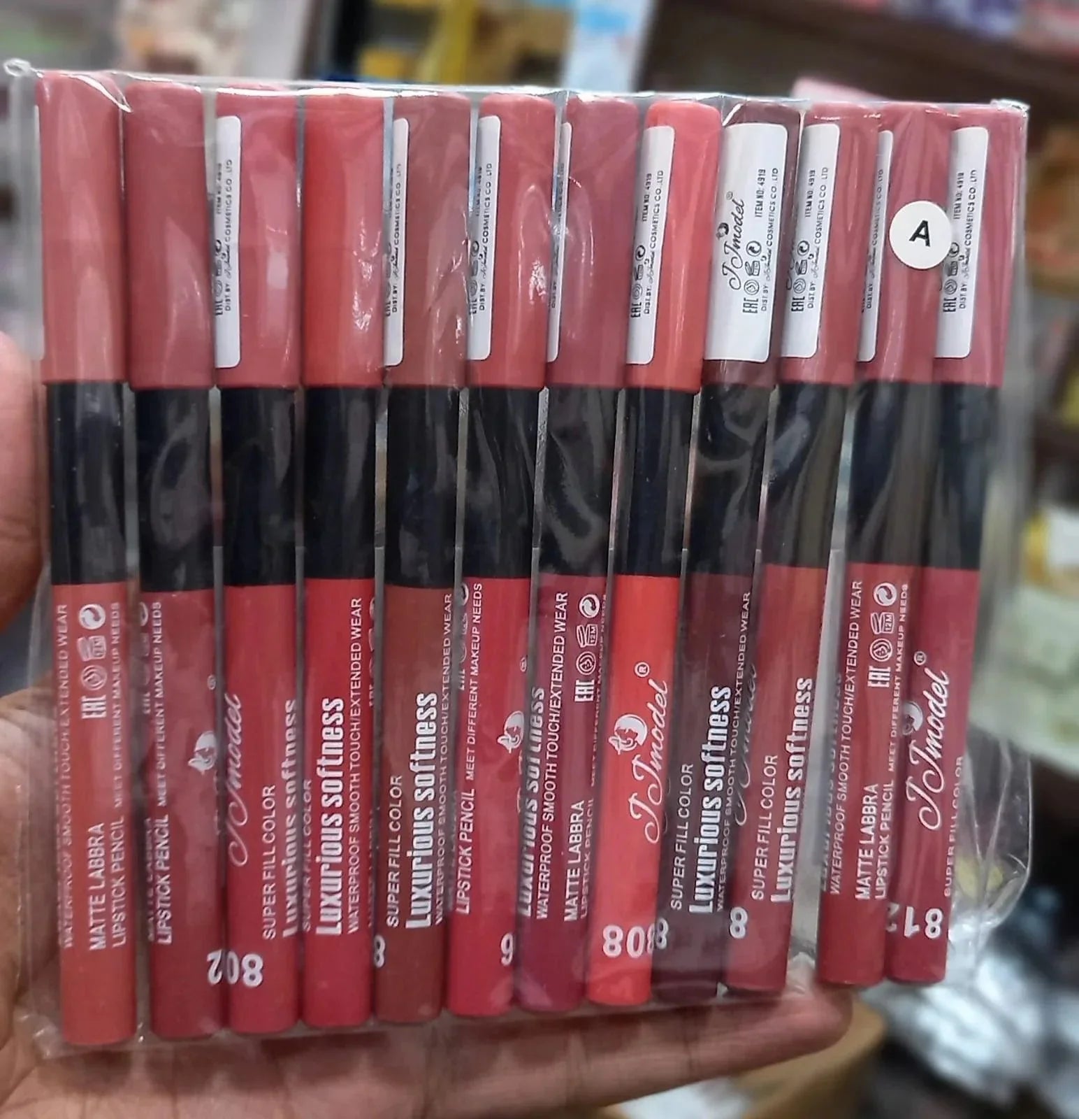 12 Pcs JJ Model Matte Jumbo Pencil