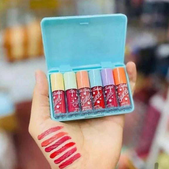 6 Colors Color Castle Matte Lipgloss Set